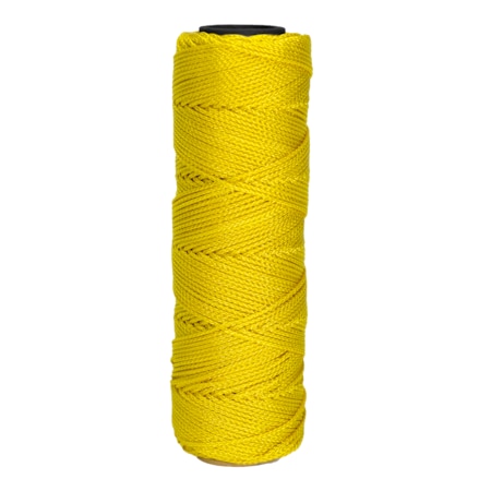 Bon 11-135 Line, Nylon No.18 Braided, 250 Foot Yellow